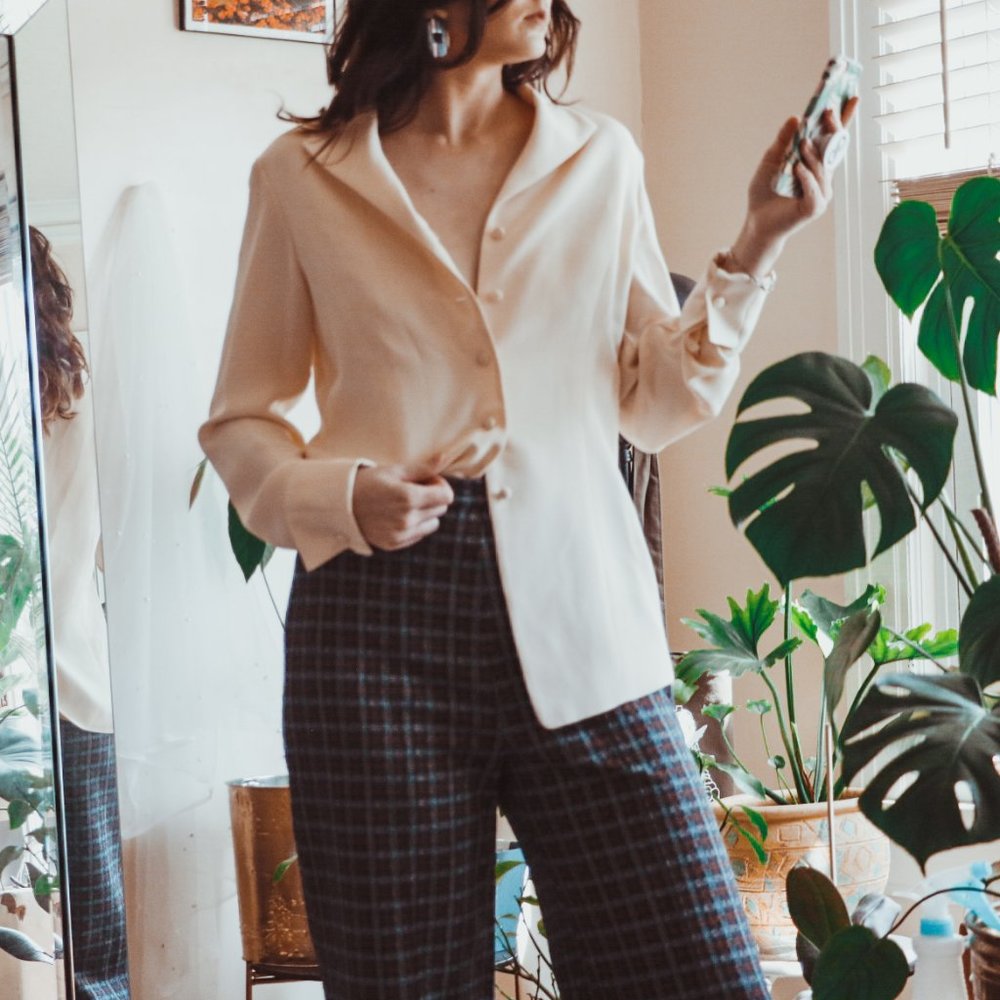 Vintage Dana Buchman Blazer Button Up